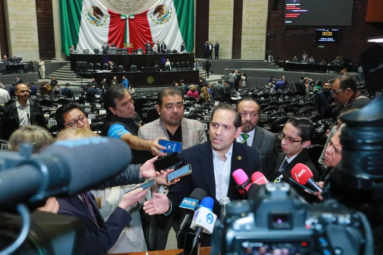 Partido Verde no fijará una postura sobre reforma electoral hasta que se presente un documento oficial, asegura Raúl Bolaños