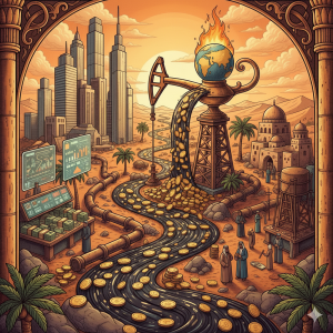 dólares y petróleo