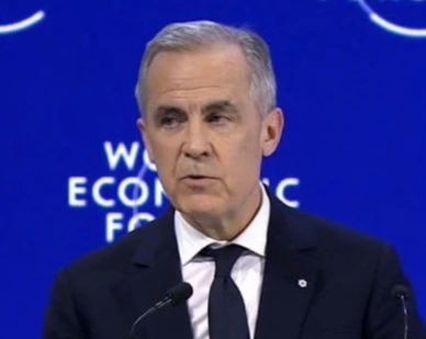 "La nostalgia no es opción, el orden mundial se rompió", declara el primer ministro de Canadá en Davos