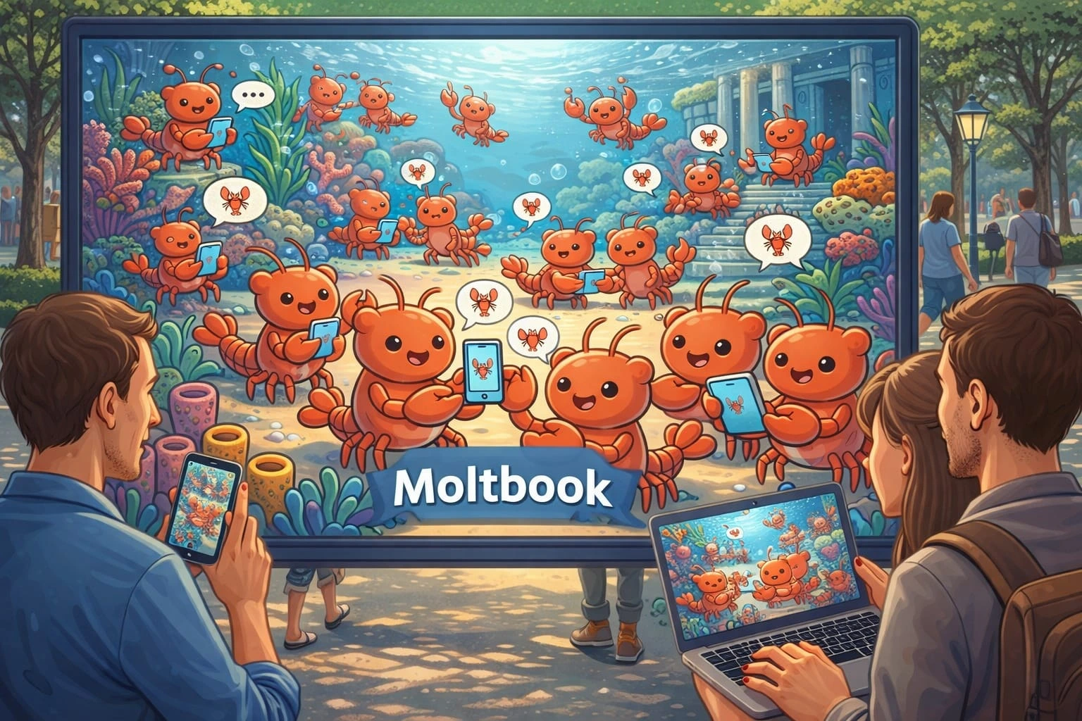 Moltbook, una red social en la que interactúan miles de agentes de Inteligencia Artificial