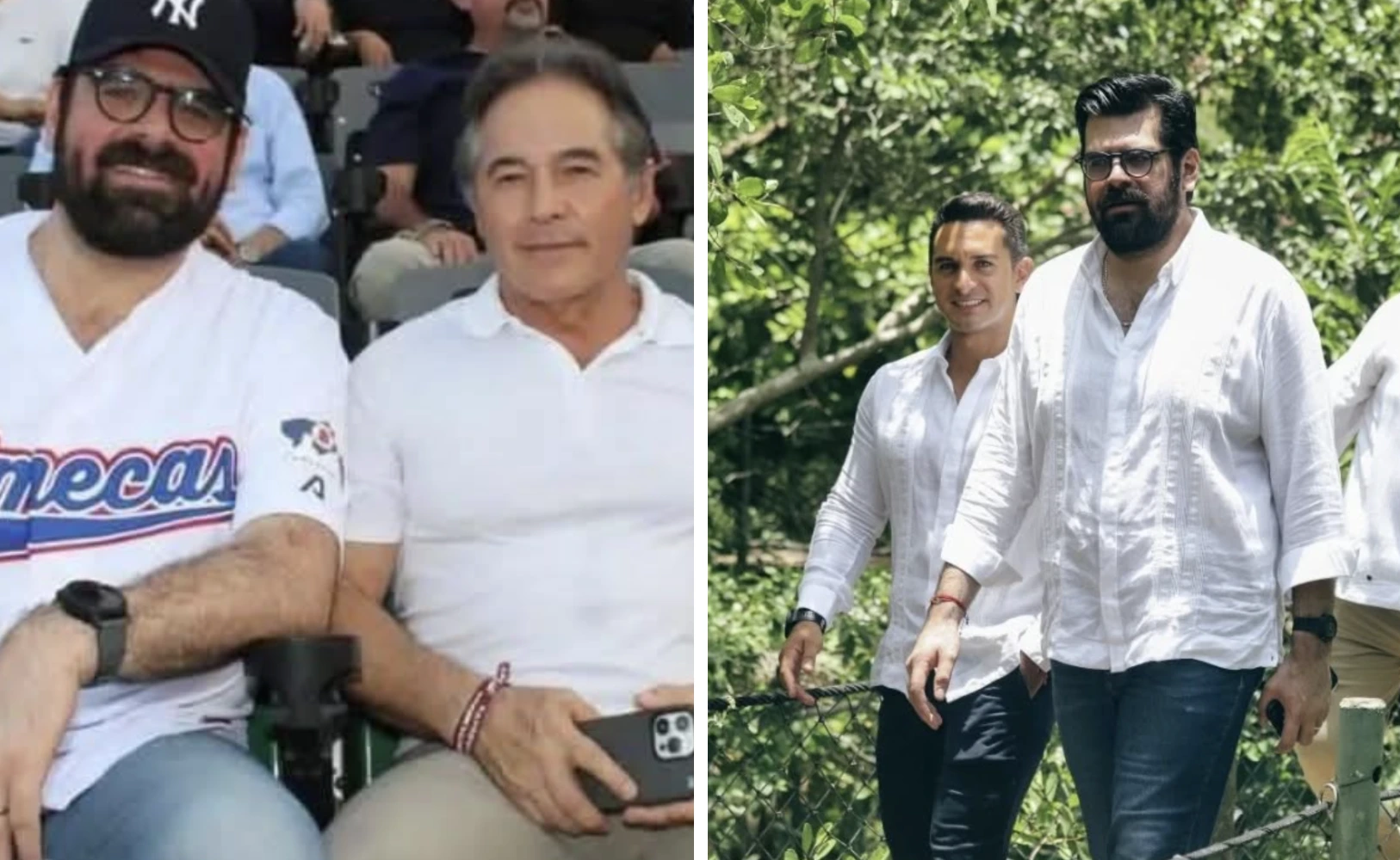 Los vínculos de Daniel Casasús con Hernán Bermúdez Requena y su yerno (foto de la derecha) han sido documentados por MCCI.