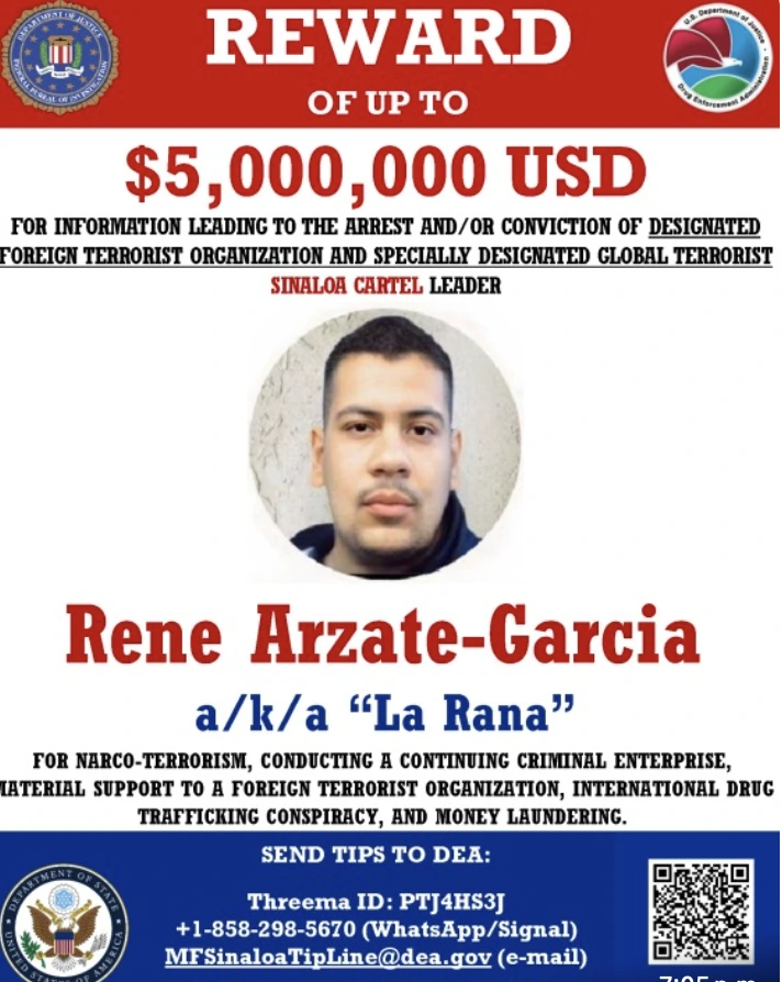 EU ofrece 5 mdd por "La Rana", vinculado con la diputada morenista Hilda Araceli Brown