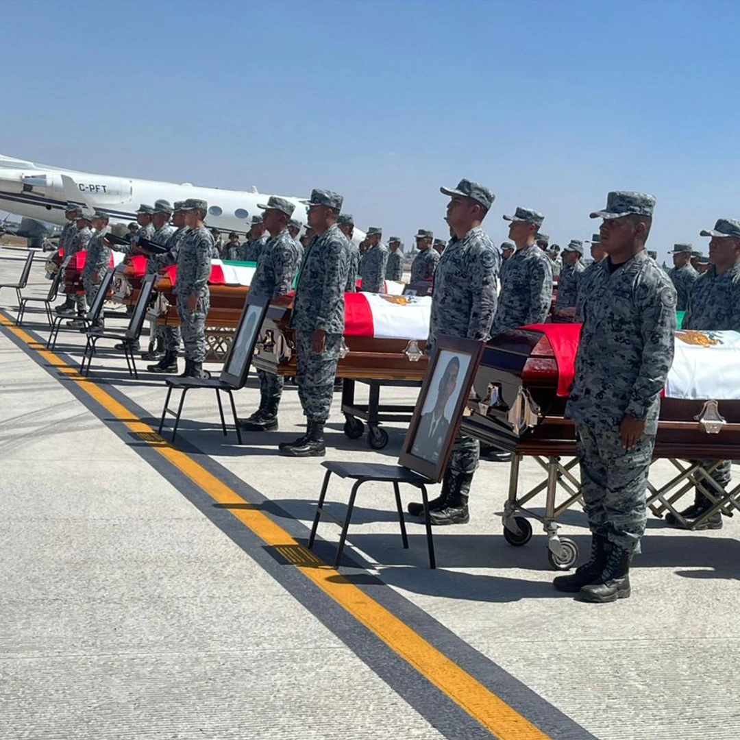 Rinden homenaje a soldados caídos en Jalisco durante el operativo para capturar a "El Mencho"