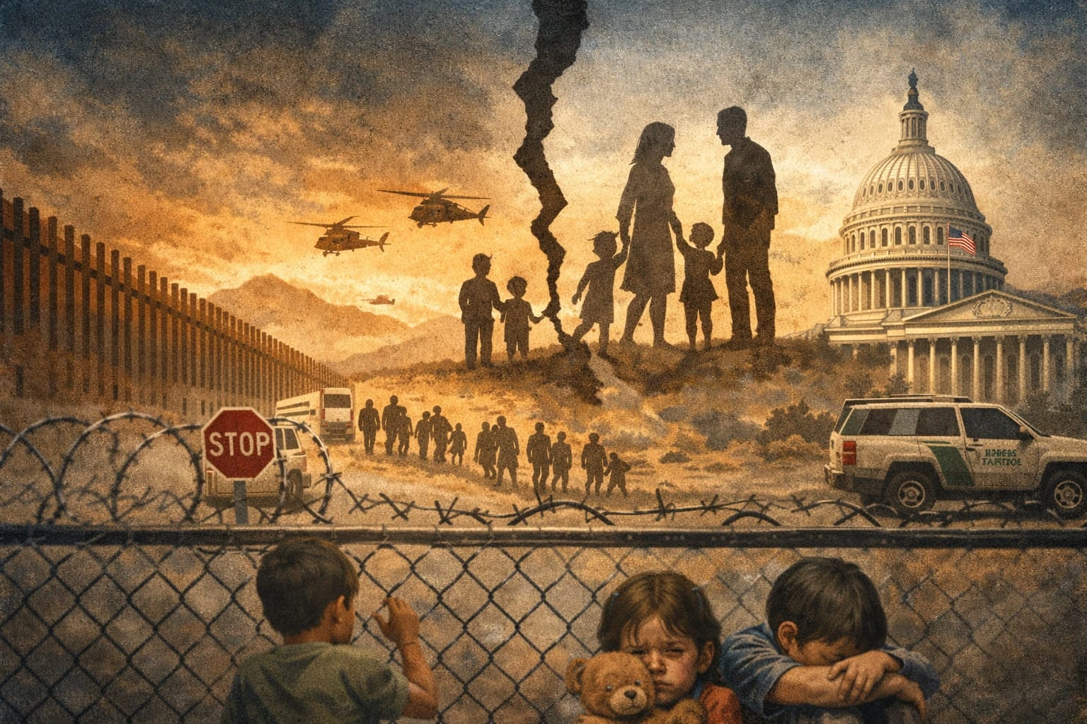 Casi 8 mil niños separados de su familia, desde 2017, enfrentan miedo y abandono en centros de detención en todo EU