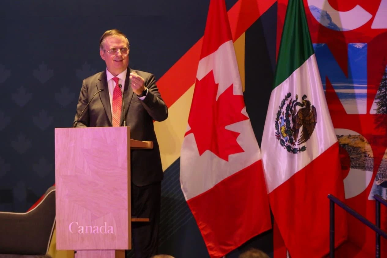 México y Canadá arrancarán en mayo la primera revisión del T-MEC, adelanta Ebrard