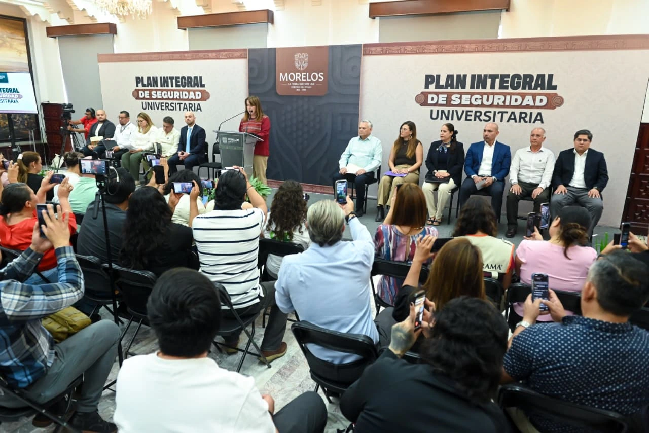 Morelos presenta plan de seguridad universitaria tras casos de feminicidio en la UAEM