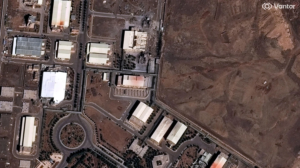 Bombardean EU e Israel la planta nuclear de Natanz, en la tercera semana de la guerra en Irán