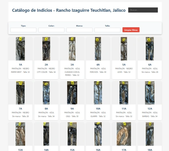 "Las prendas hablan", un esfuerzo colectivo para la búsqueda de la verdad en el México de los desaparecidos