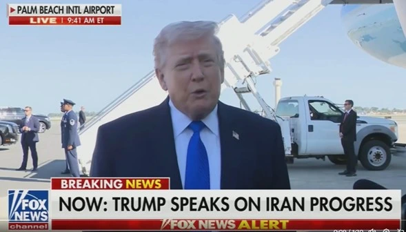 Trump pone pausa de cinco días a los ataques en Irán; asegura que están en conversaciones