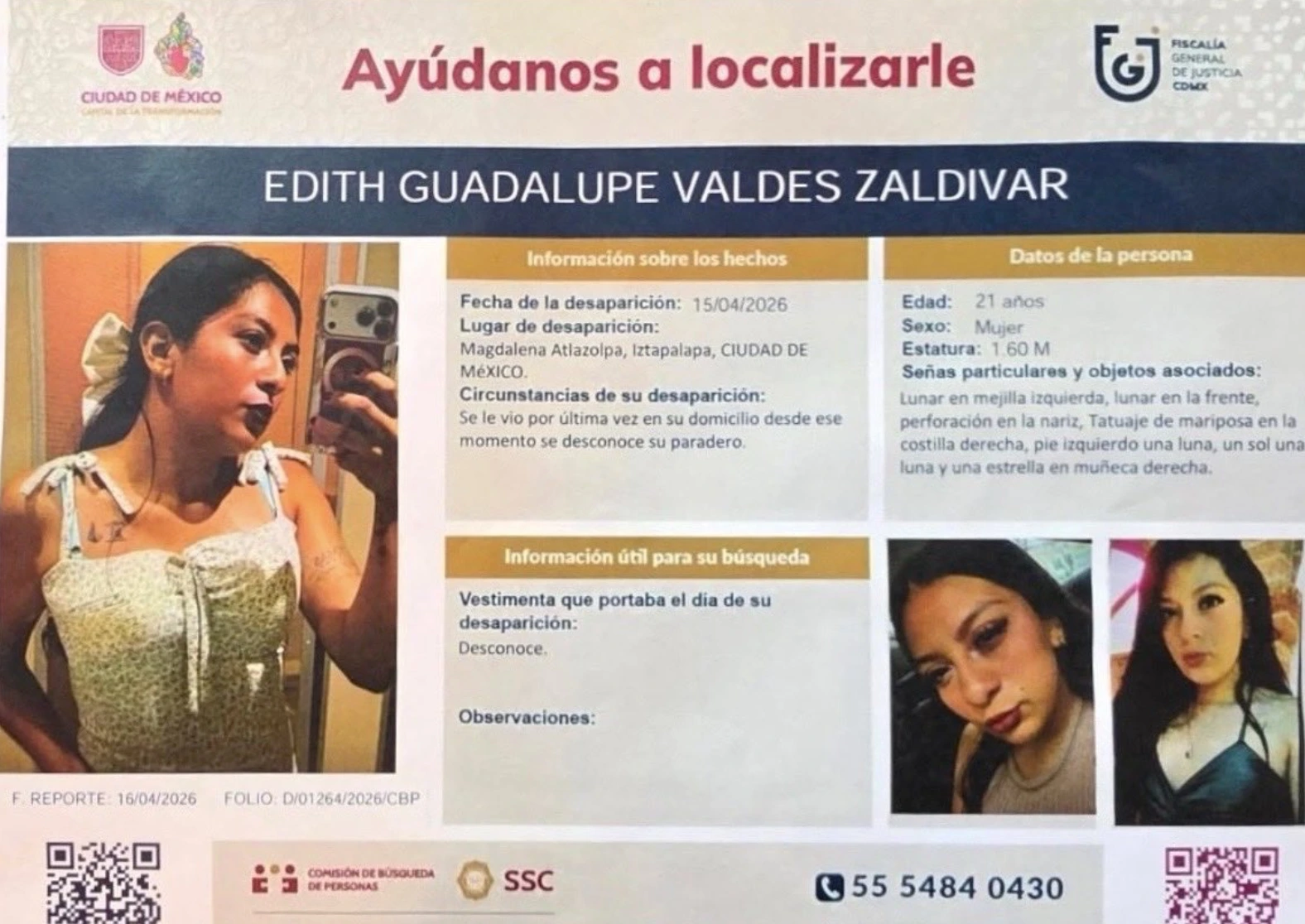 Separan a funcionarios tras feminicidio de Edith Guadalupe; familia denuncia extorsión en la fiscalía