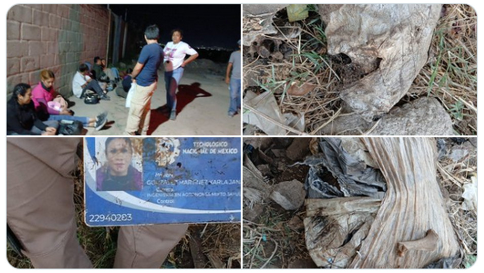 Colectivo de madres buscadoras localizan restos humanos en bolsas en El Salto, Jalisco