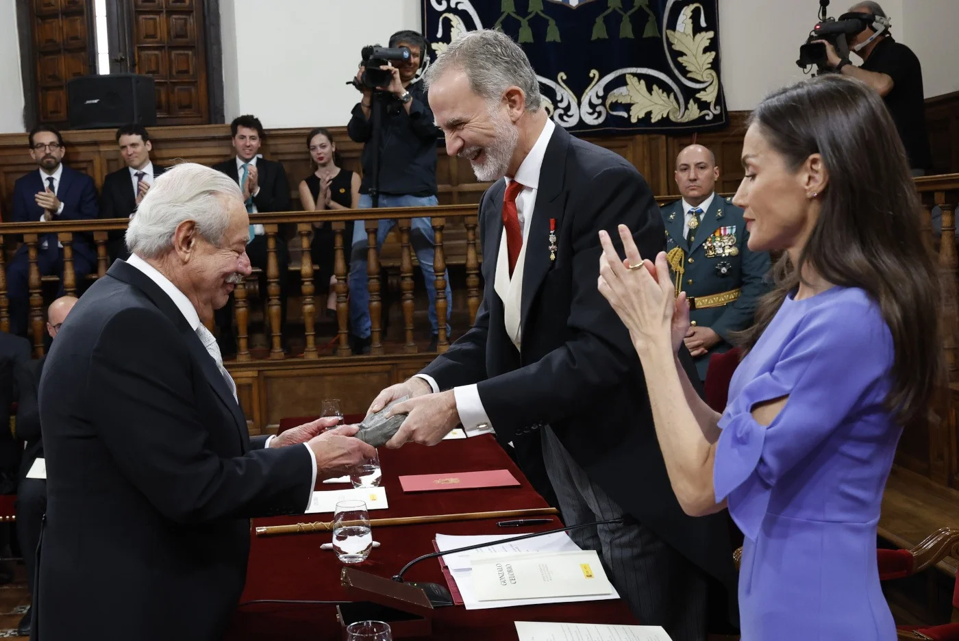 Gonzalo Celorio recibió en España el Premio Cervantes