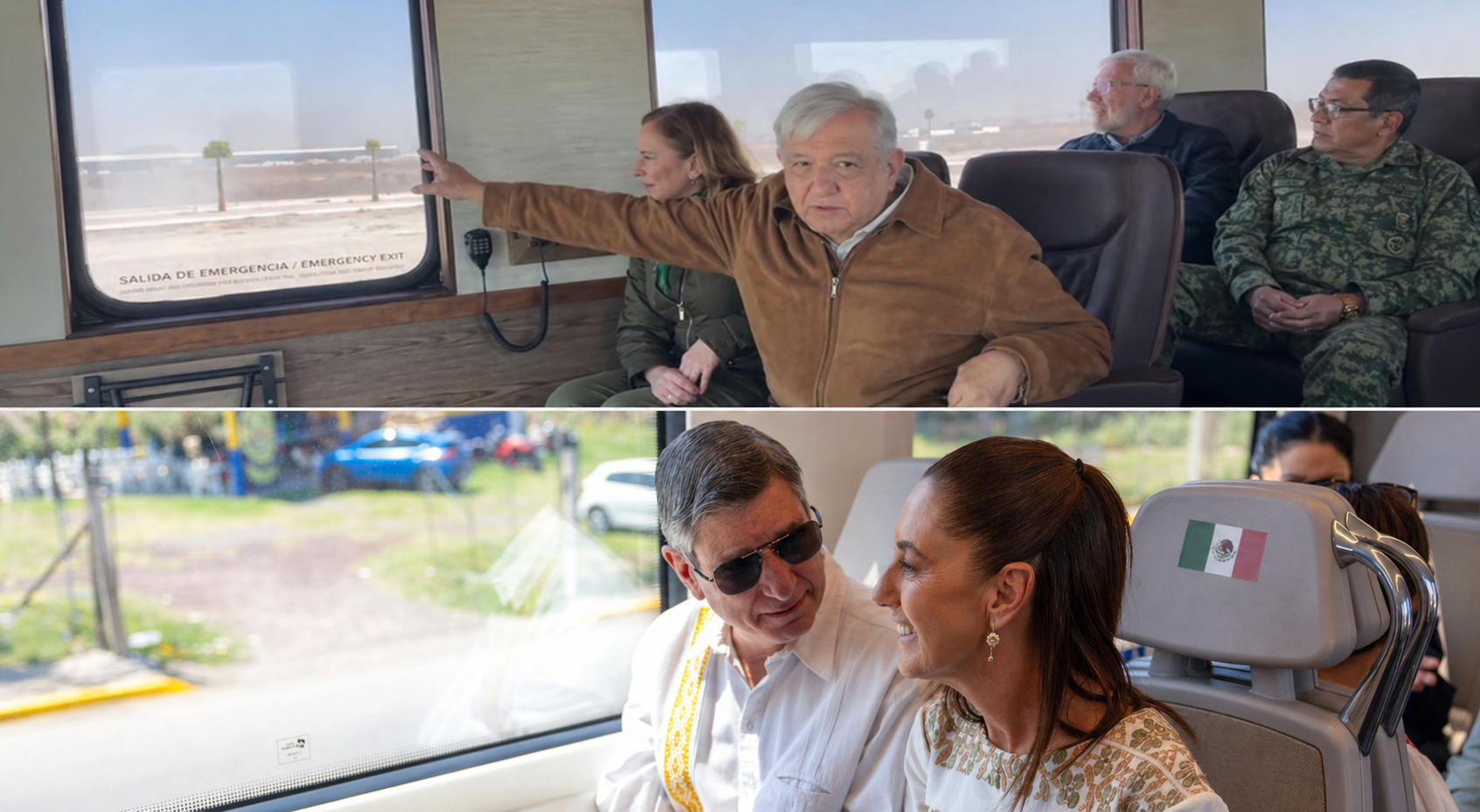 Tras 4 años de retraso, el doble de costo y un montaje, inaugura Sheinbaum el Tren Suburbano que va al AIFA
