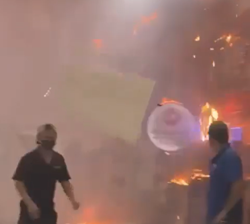 Identifican a seis fallecidos tras incendio en la Plaza Fiestas Las Palmas, en Los Mochis