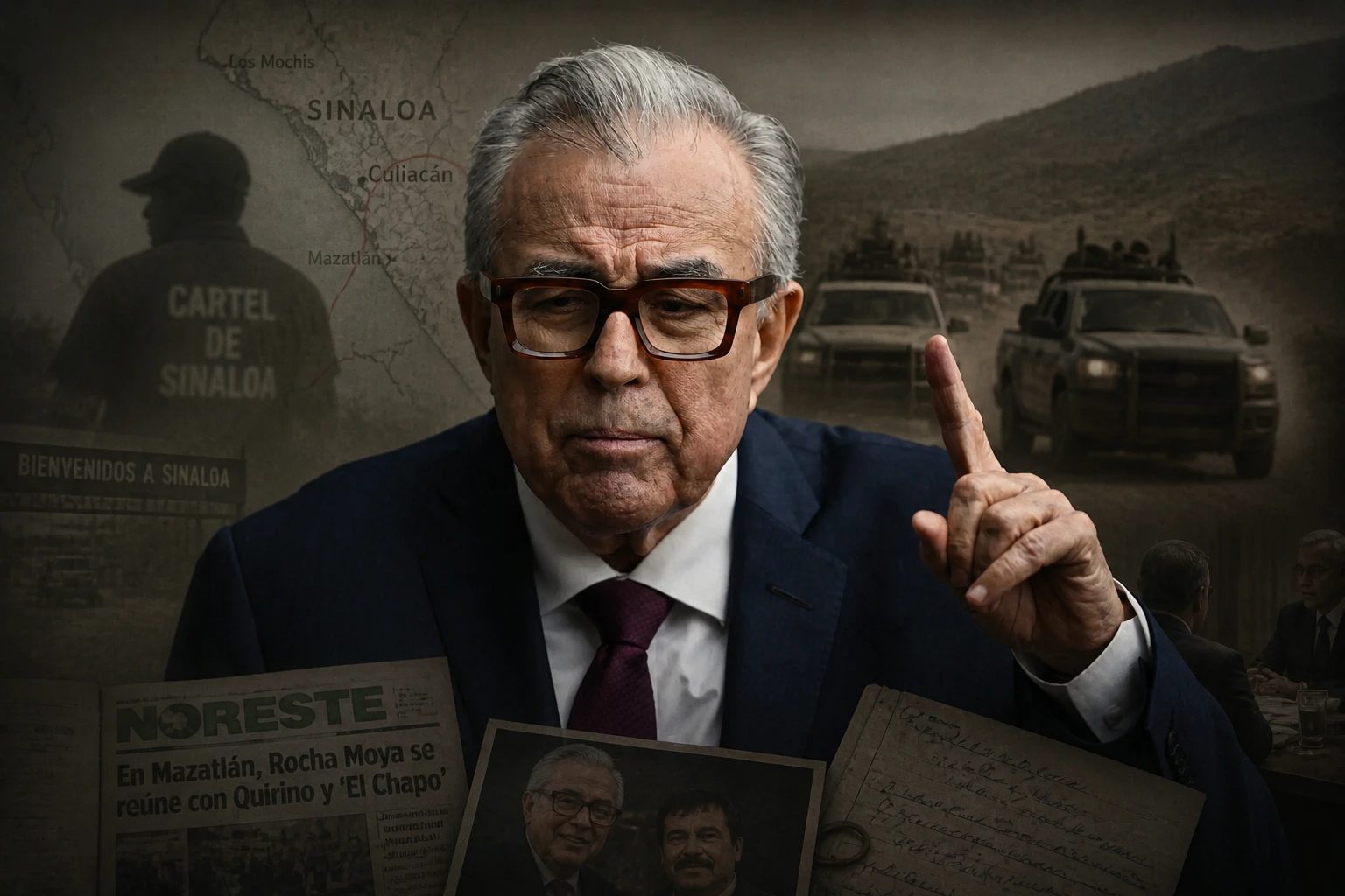 El historial de Rubén Rocha Moya