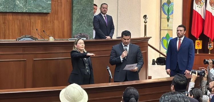 Yeraldine Bonilla, morenista cercana a Rocha, es nombrada como gobernadora interina de Sinaloa