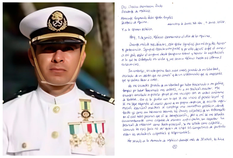 Vicealmirante detenido en Argentina rechaza acusaciones y afirma que no será “chivo expiatorio” en caso de huachicol