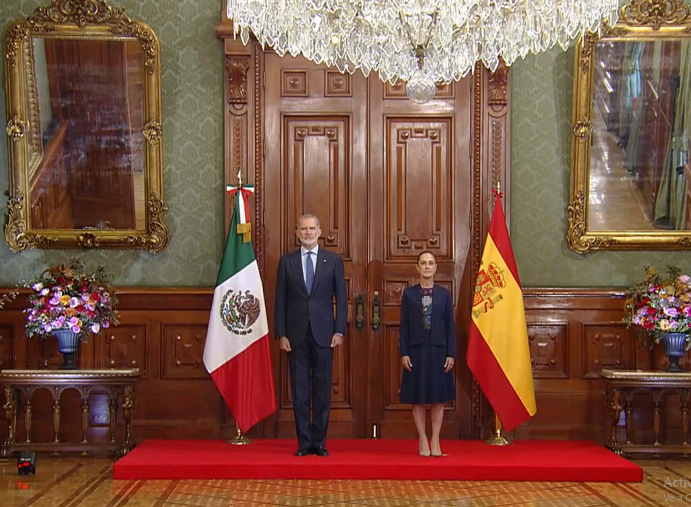 Sheinbaum recibe al rey Felipe VI para relanzar la relación entre México y España