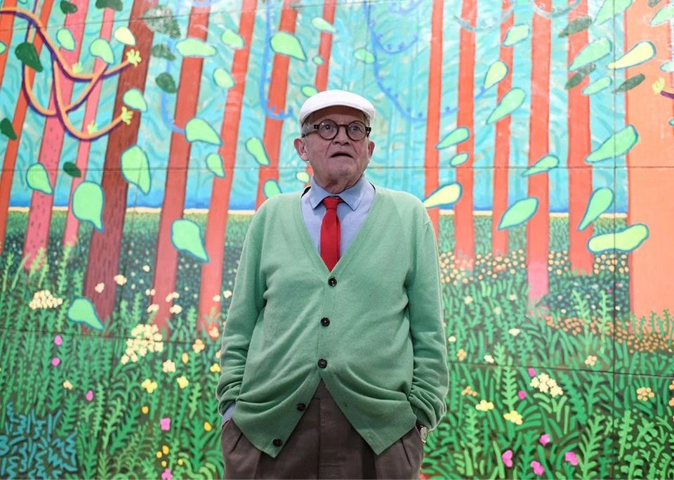 David Hockney, el artista que pintó hasta su último día