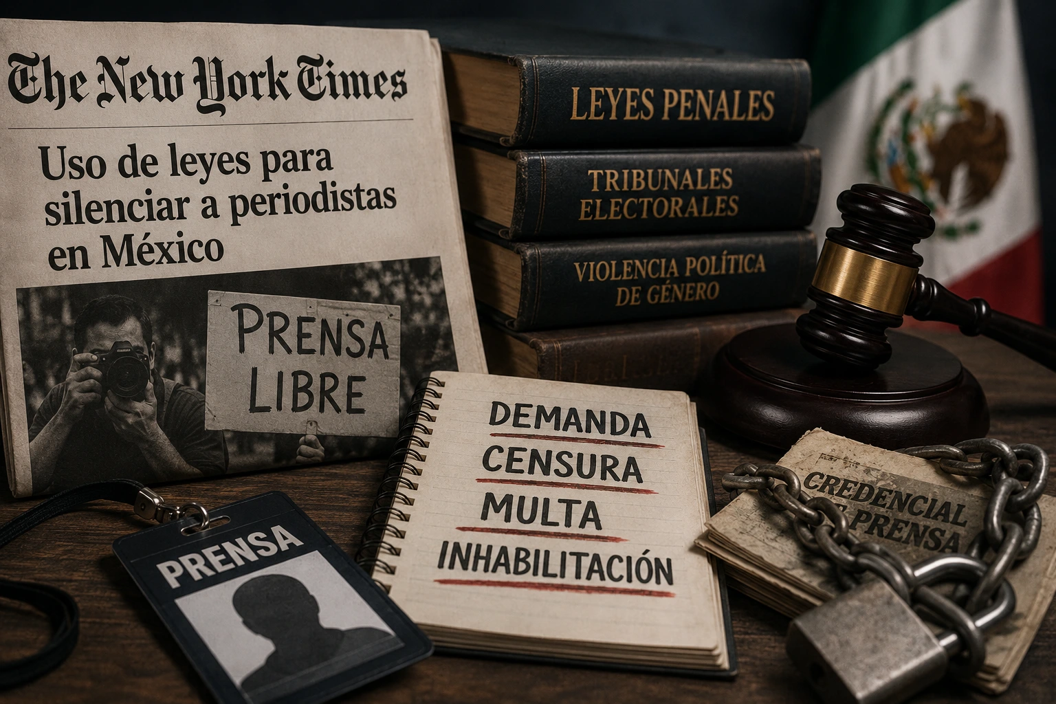 Políticos usan tribunales para silenciar y censurar a la prensa en México: NYT