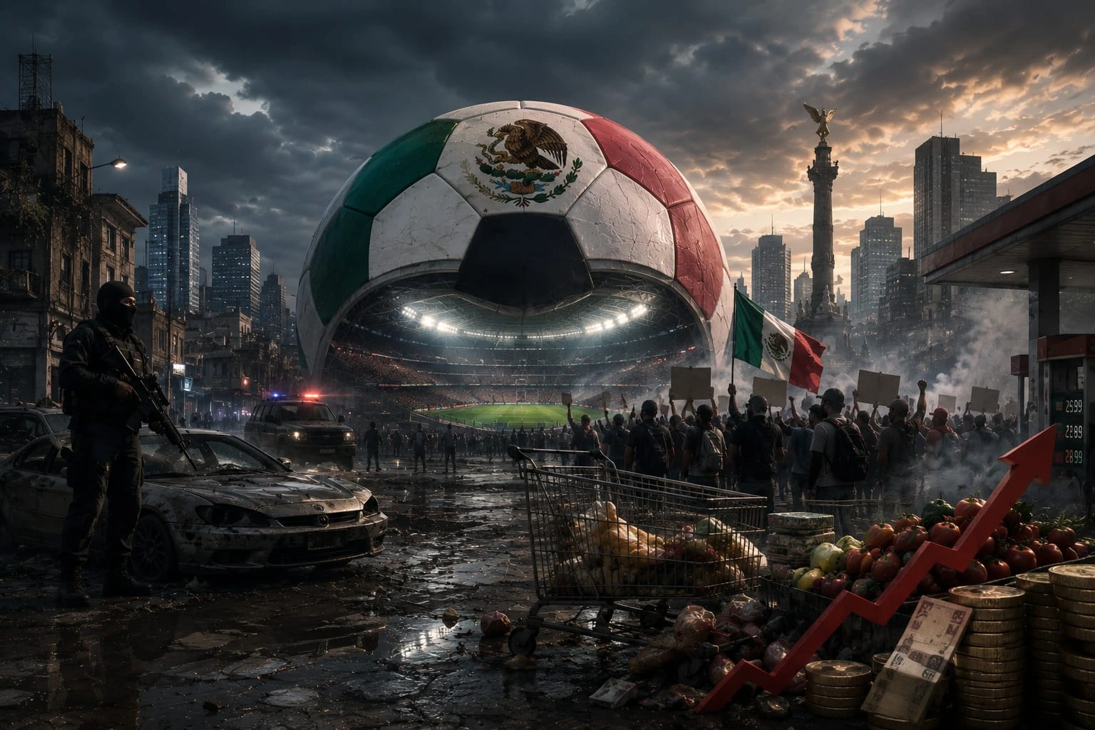 México obtendría solo el 15% de las ganancias del Mundial; cuenta con apenas 3 de las 16 sedes