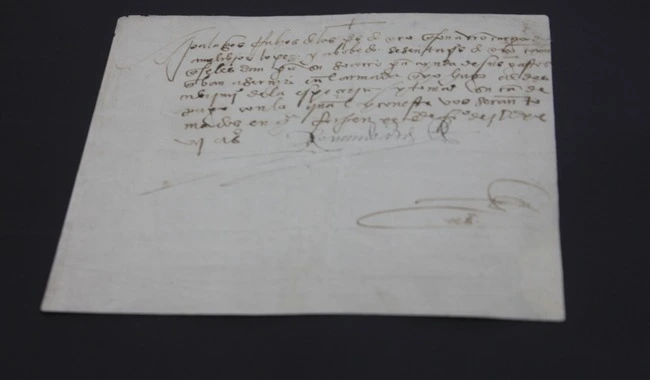 Devuelve FBI a México documento firmado por Hernán Cortés