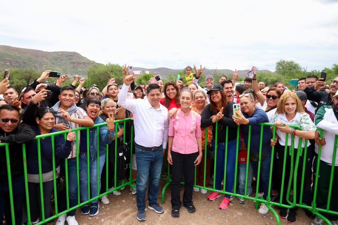 Sheinbaum no pudo con sus aliados (CNTE), cancela gira en Zacatecas y termina en San Luis Potosí