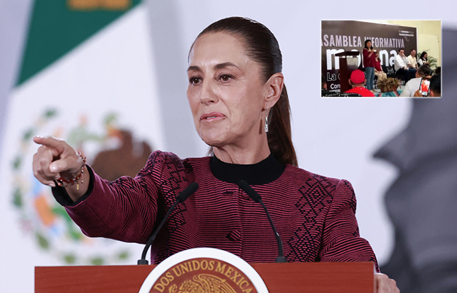 Sheinbaum dice a la CNTE que “¿para qué quieren hablar con la presidenta?”