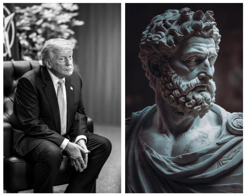 Trump y Marco Aurelio: dos visiones opuestas de la guerra y el poder