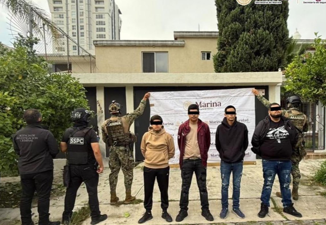Capturan en Zapopan a seis presuntos integrantes de "Los Deltas", célula vinculada al "CJNG"