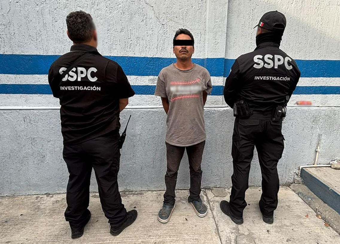 Detienen a presunto extorsionador de comerciantes en Cuautla, Morelos