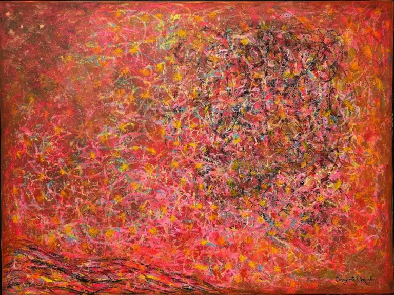 Margarita Morales/ Cartografía del color 5/ Acrílico sobre tela/ 90 x 120 cm/ 2022-25