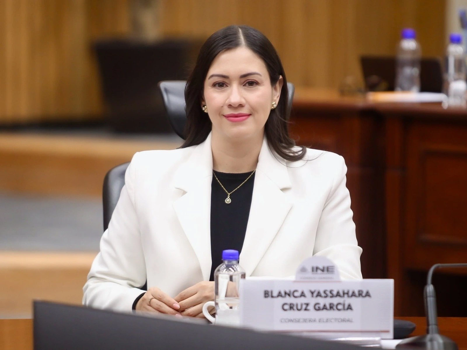 Eligen a Blanca Cruz como presidenta provisional del INE tras renuncia de Taddei